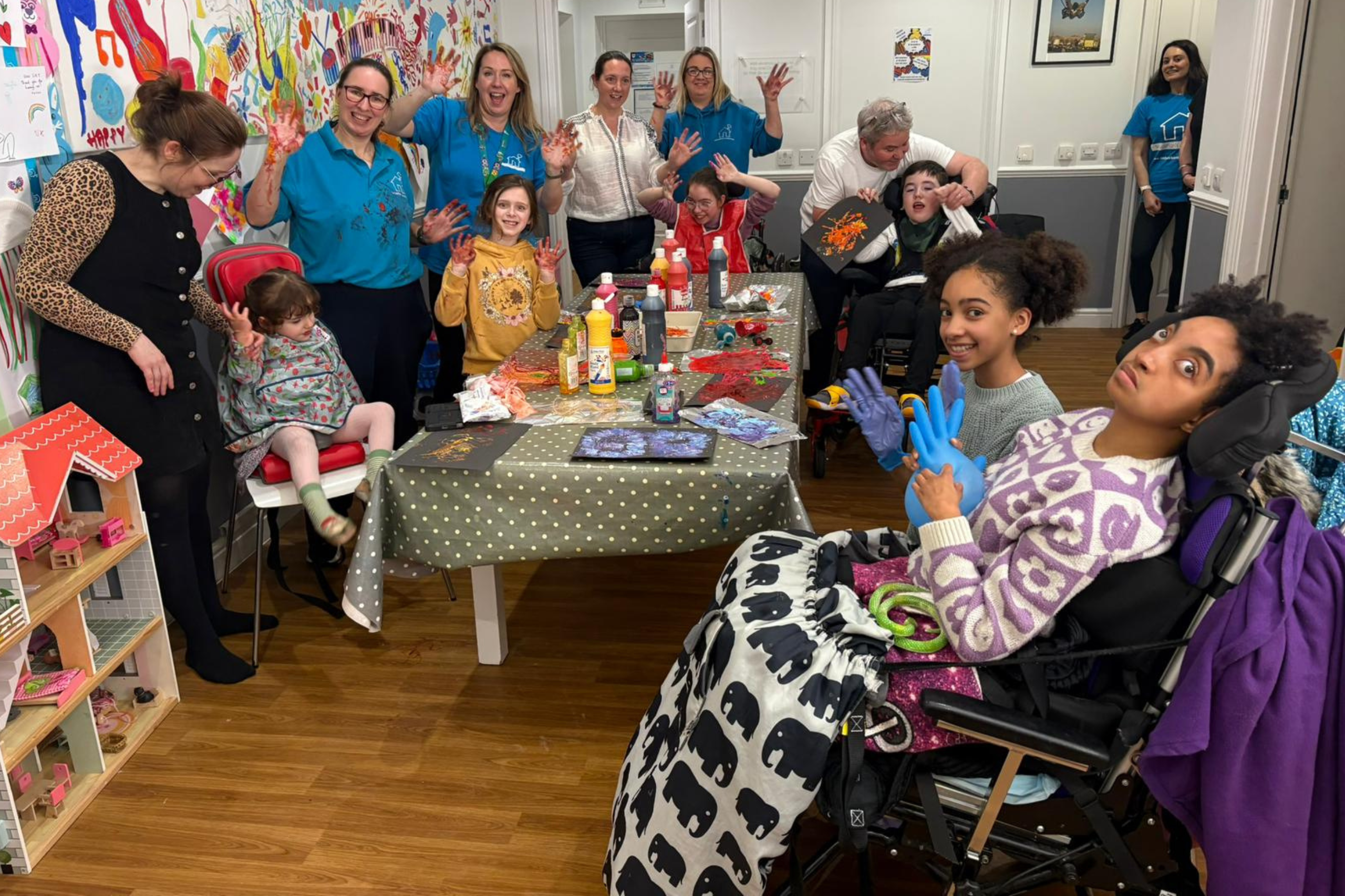 Craft activity at The Bluebells