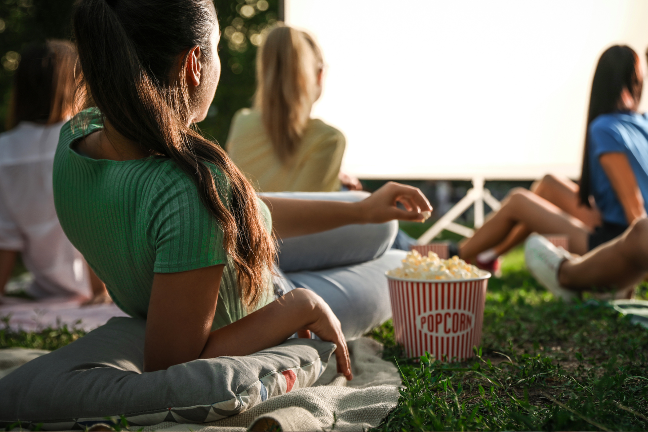 Open air cinema night